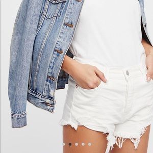 Free People Jean shorts